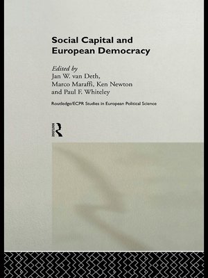 cover image of Social Capital and European Democracy